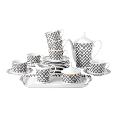 Garnitur do kawy dla 12 osób 40 el. Jenny Gatsby G655