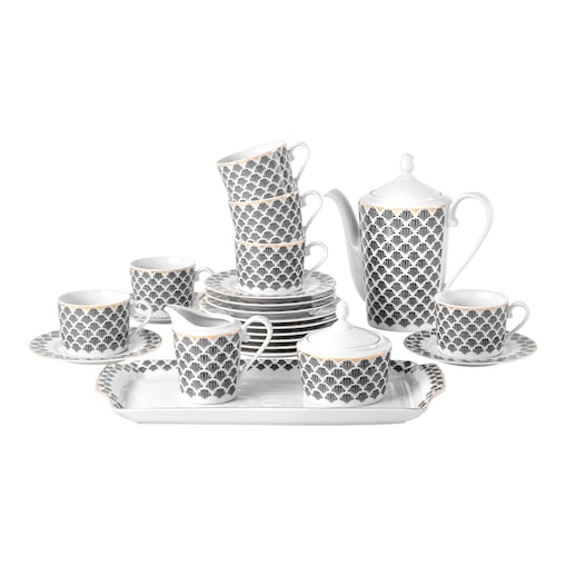 Garnitur do kawy dla 12 osób 40 el. Jenny Gatsby G655