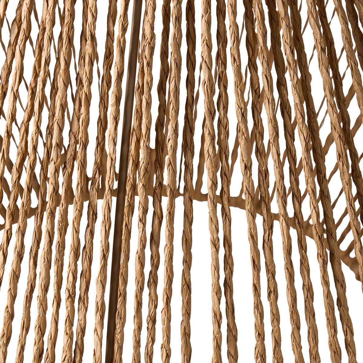Lampa wisząca YAMBOU Papierowa plecionka Naturalny