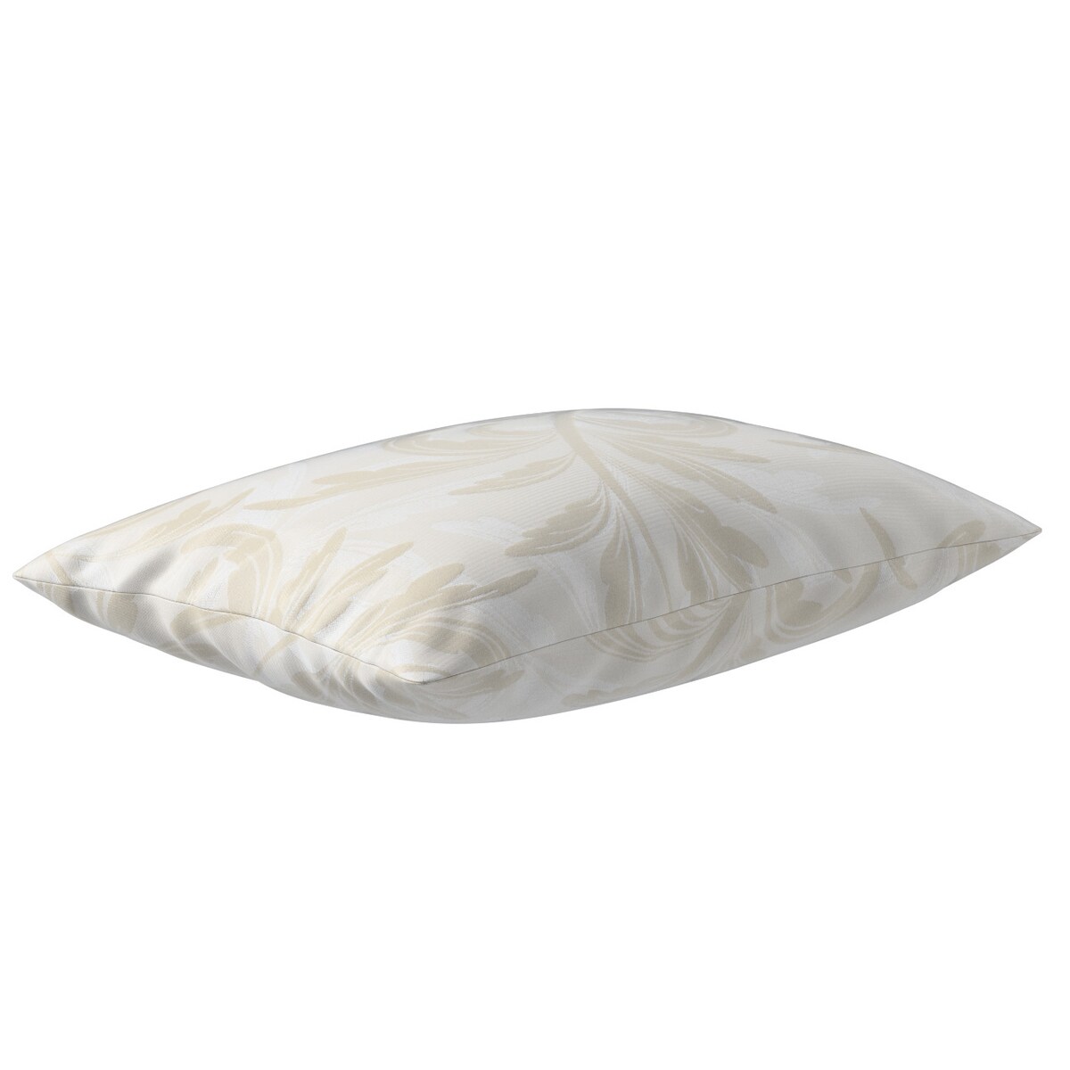 Poszewka Kinga na poduszkę prostokątną 60x40 ecru liście akantu