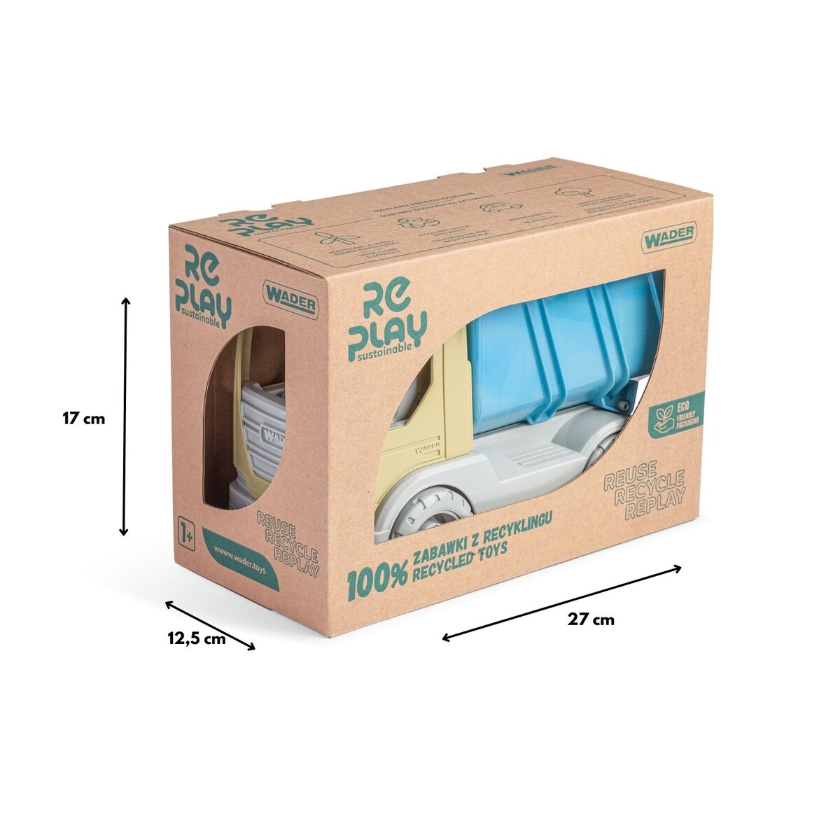 Replay Tech Truck Wywrotka Zabawka Pojazd Dla Dzieci Zabawka WADER