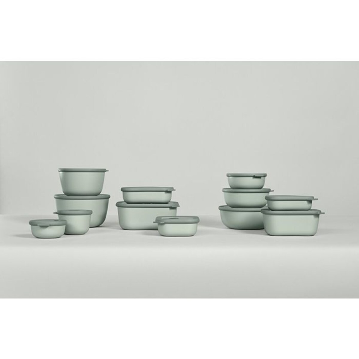 Zestaw 4 misek Cirqula okrągła 500 1000 2000 3000 ml Nordic Jade 106233094700