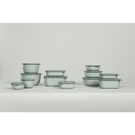 Zestaw 4 misek Cirqula okrągła 500 1000 2000 3000 ml Nordic Jade 106233094700
