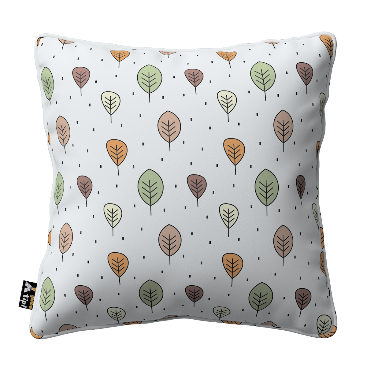 Poszewka Lola 60x60 ecru-brązowy