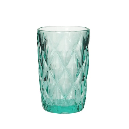 Szklanka Basic Turquoise 350ml, ⌀8 x 12,5cm
