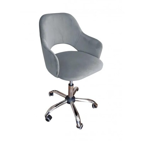 Fotel IZMA VELVET szary