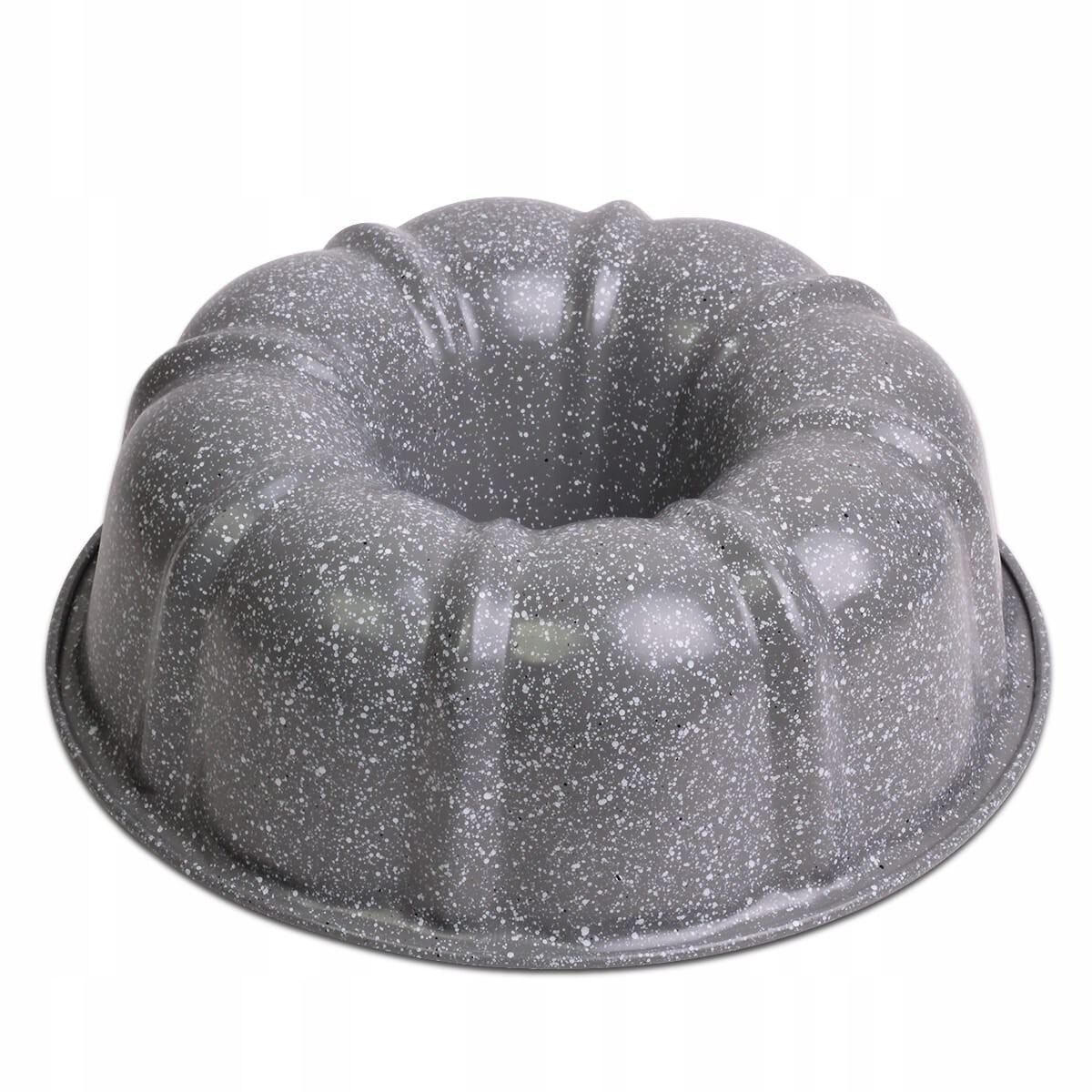 Forma blacha do pieczenia ciasta babki z powłoką marmurkową 25cm KAMILLE