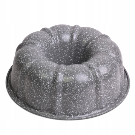 Forma blacha do pieczenia ciasta babki z powłoką marmurkową 25cm KAMILLE