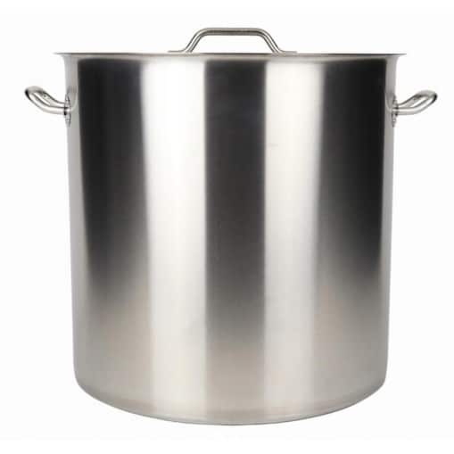 Garnek stalowy ze stali nierdzewnej gastro 17L wysoki 28x28 ROSSNER