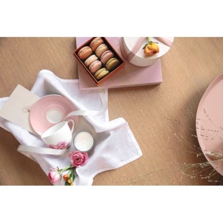 Spodek do filiżanki do kawy Rose Garden różowy, 14 cm, Villeroy & Boch