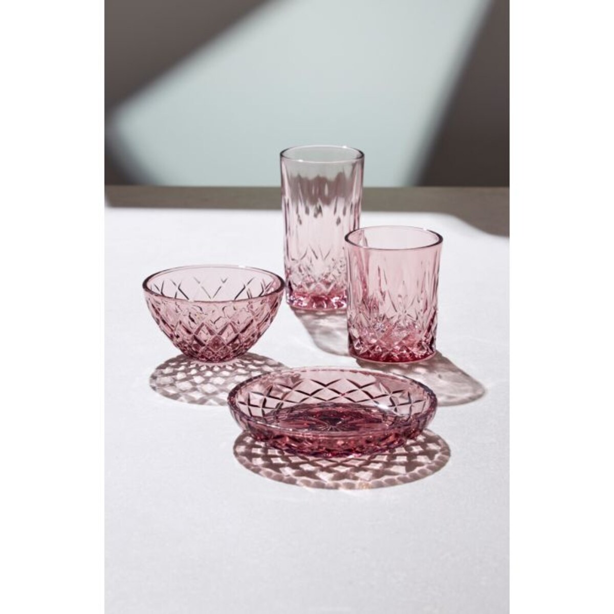 Miska Sorrento 12 cm 4 sztuki różowa 29034