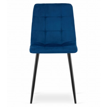Krzesło Do Jadalni Kuchni Salonu Kara - Granat Aksamit