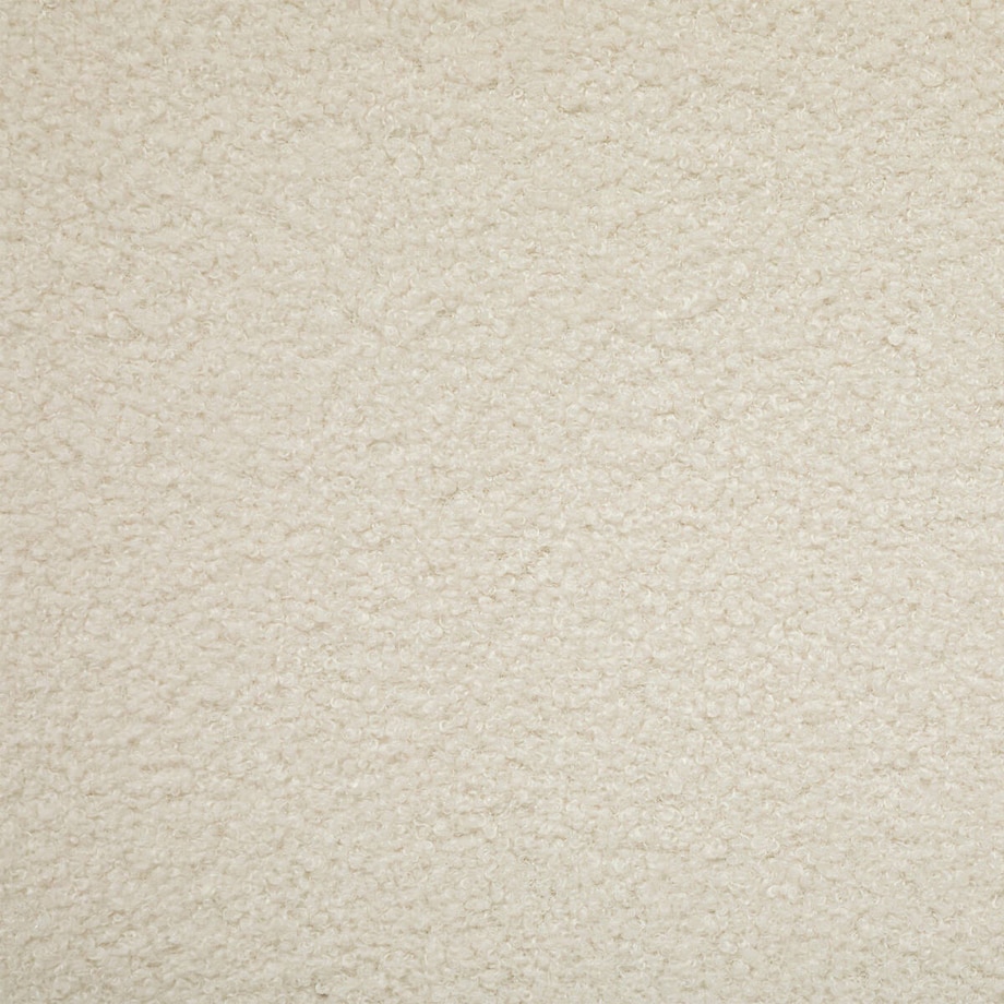 Fotel bujany OLMETO, bouclé z drewnianymi nogami