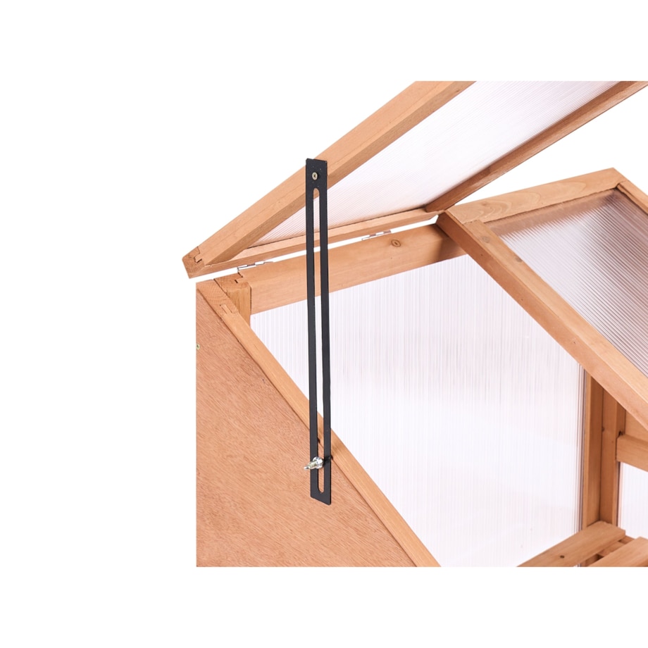 Szklarnia balkonowa VOLVERA Drewno jodłowe Jasnobrązowy 49 cm