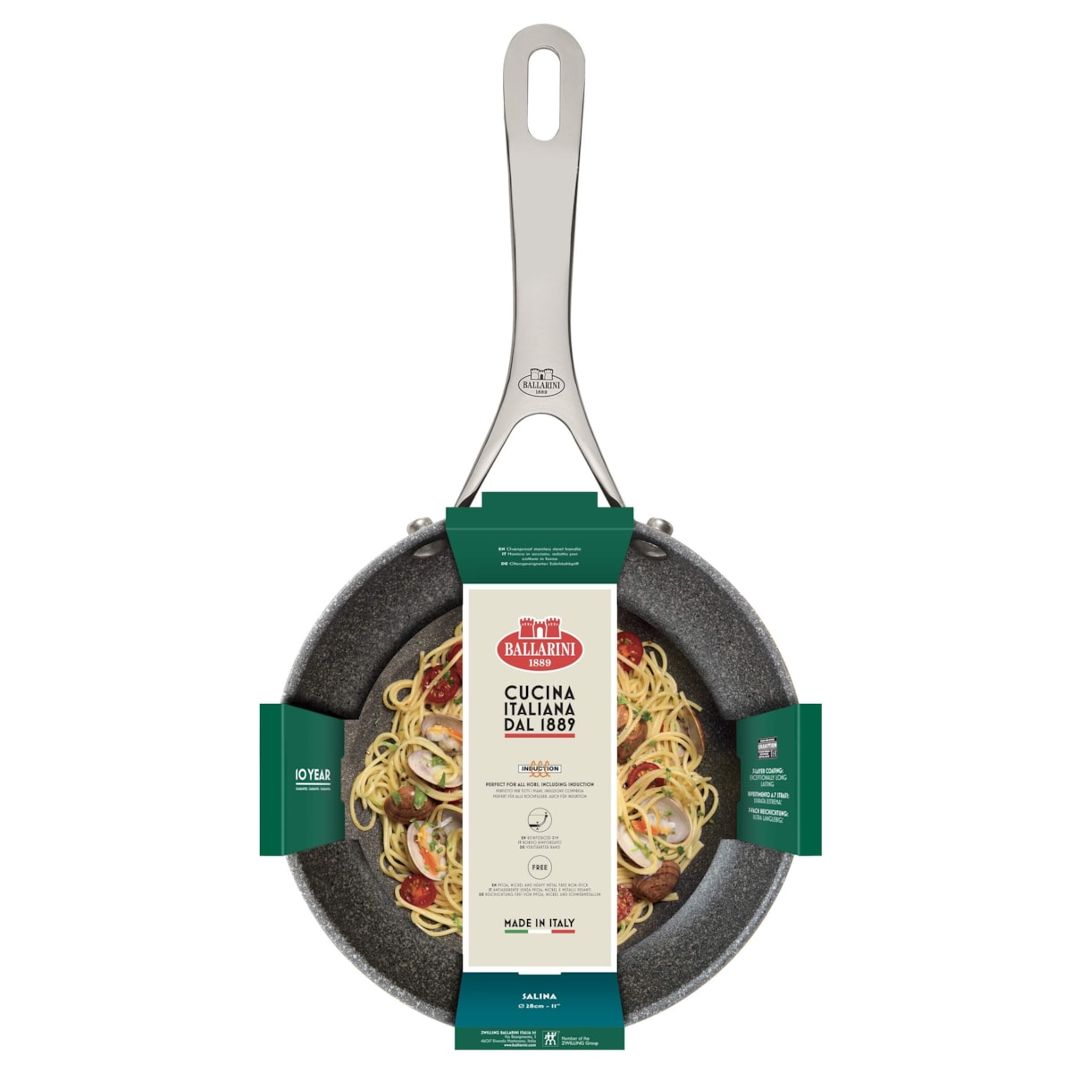 Rondelek indukcyjny Ballarini Salina Granitium - 1.4 ltr