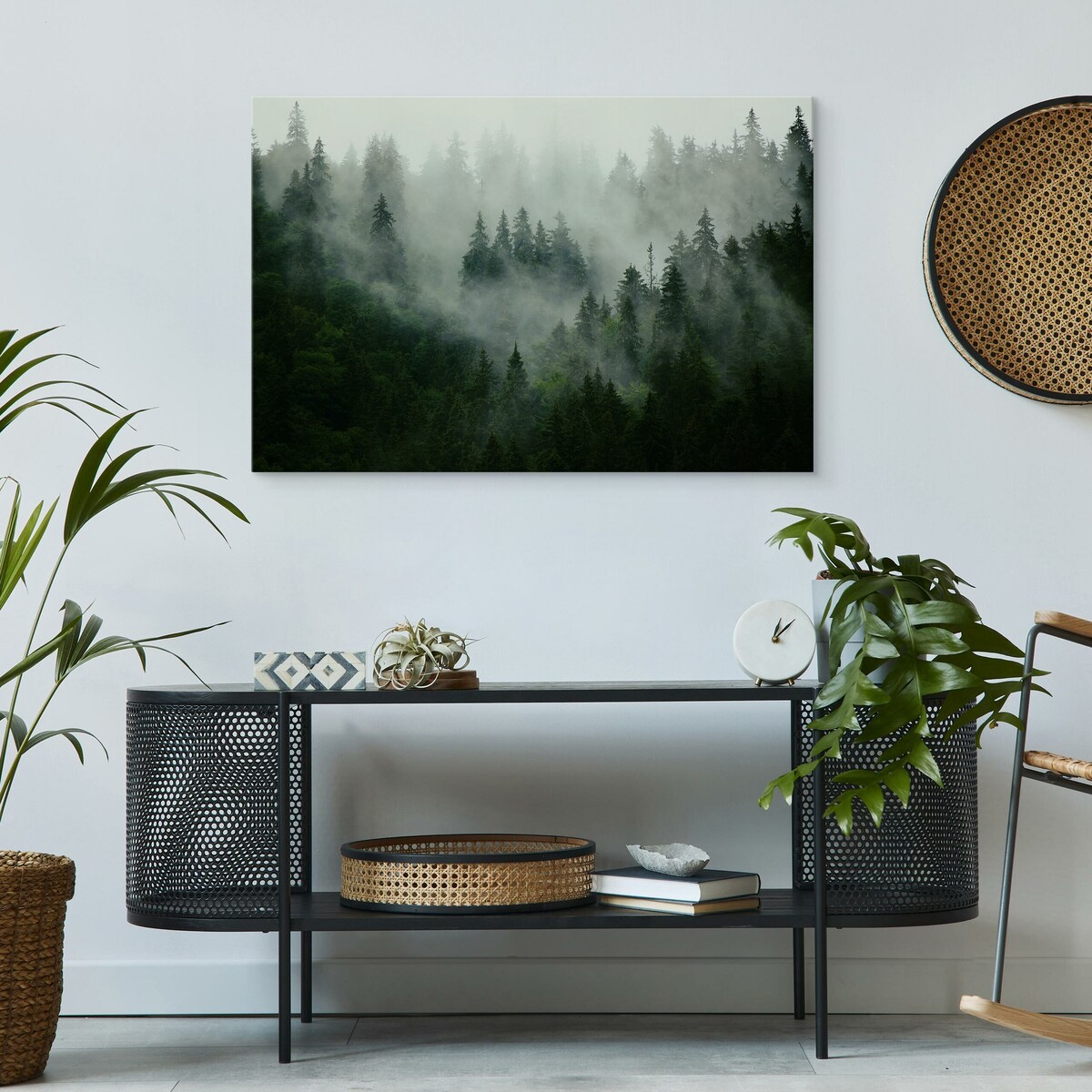 Obraz CANVAS Las WE MGLE 70x50cm