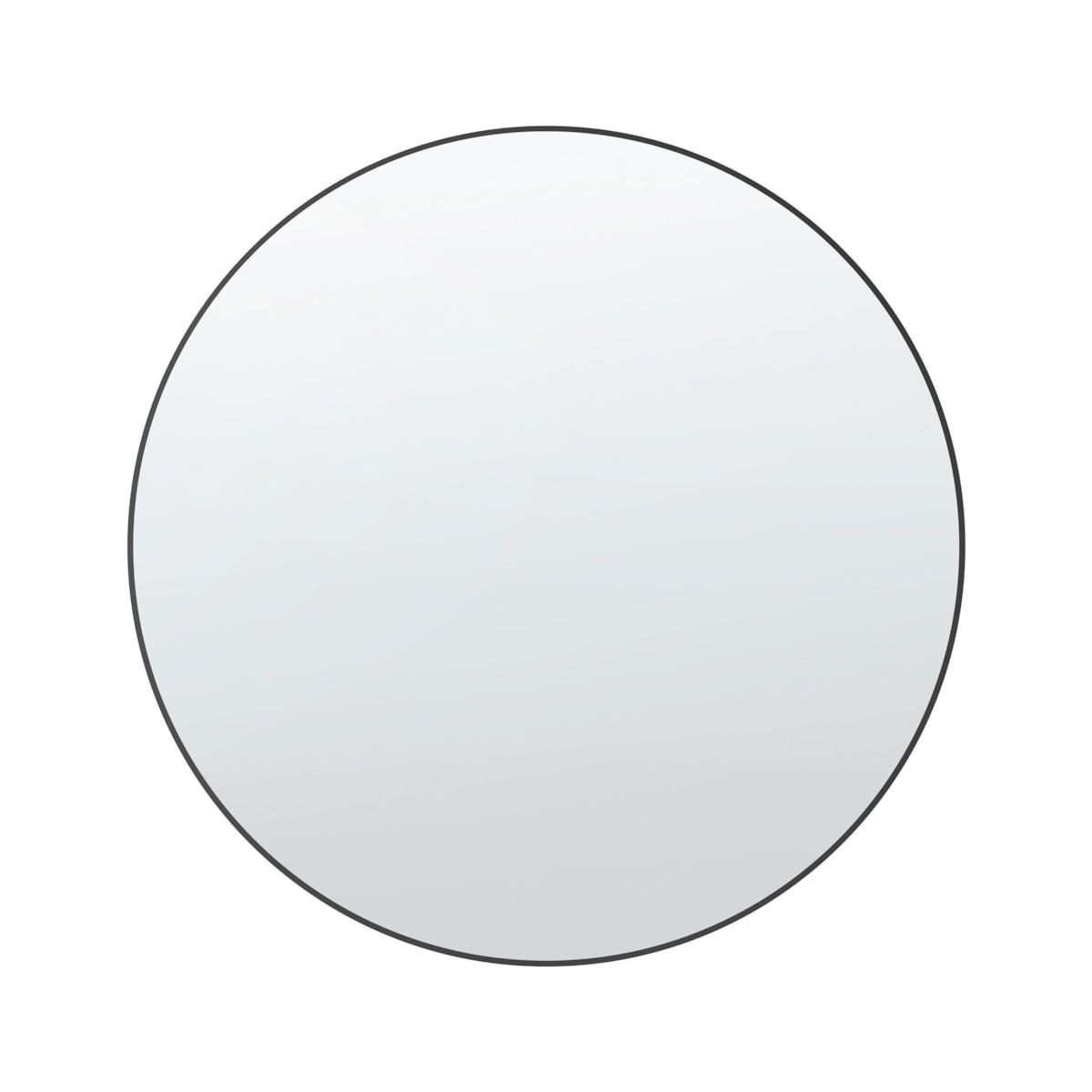 Lustro ścienne 80 x 80 cm czarne ANNEMASSE