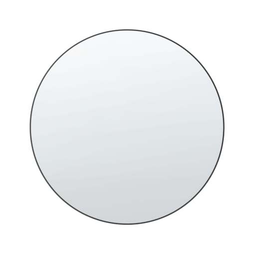 Lustro ścienne 80 x 80 cm czarne ANNEMASSE