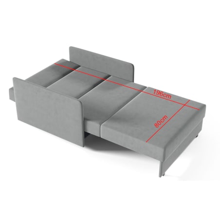 Sofa fotel rozkładany Amerykanka Boston I przeszywana Kronos 01