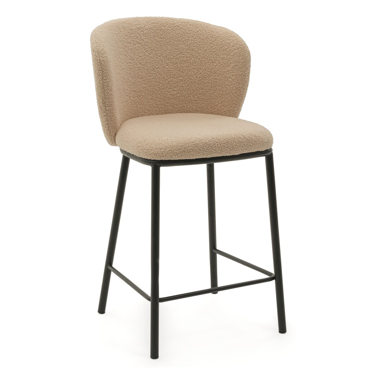 HOKER TAPICEROWANY BOUCLE TEDDY DO SALONU JADALNI BAROWY NOWOCZESNY BARI