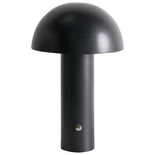 Bezprzewodowa lampa stołowa LED BOJO Ze ściemniaczem Metal Czarny
