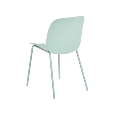 Zestaw 2 krzeseł do jadalni miętowy MILACA