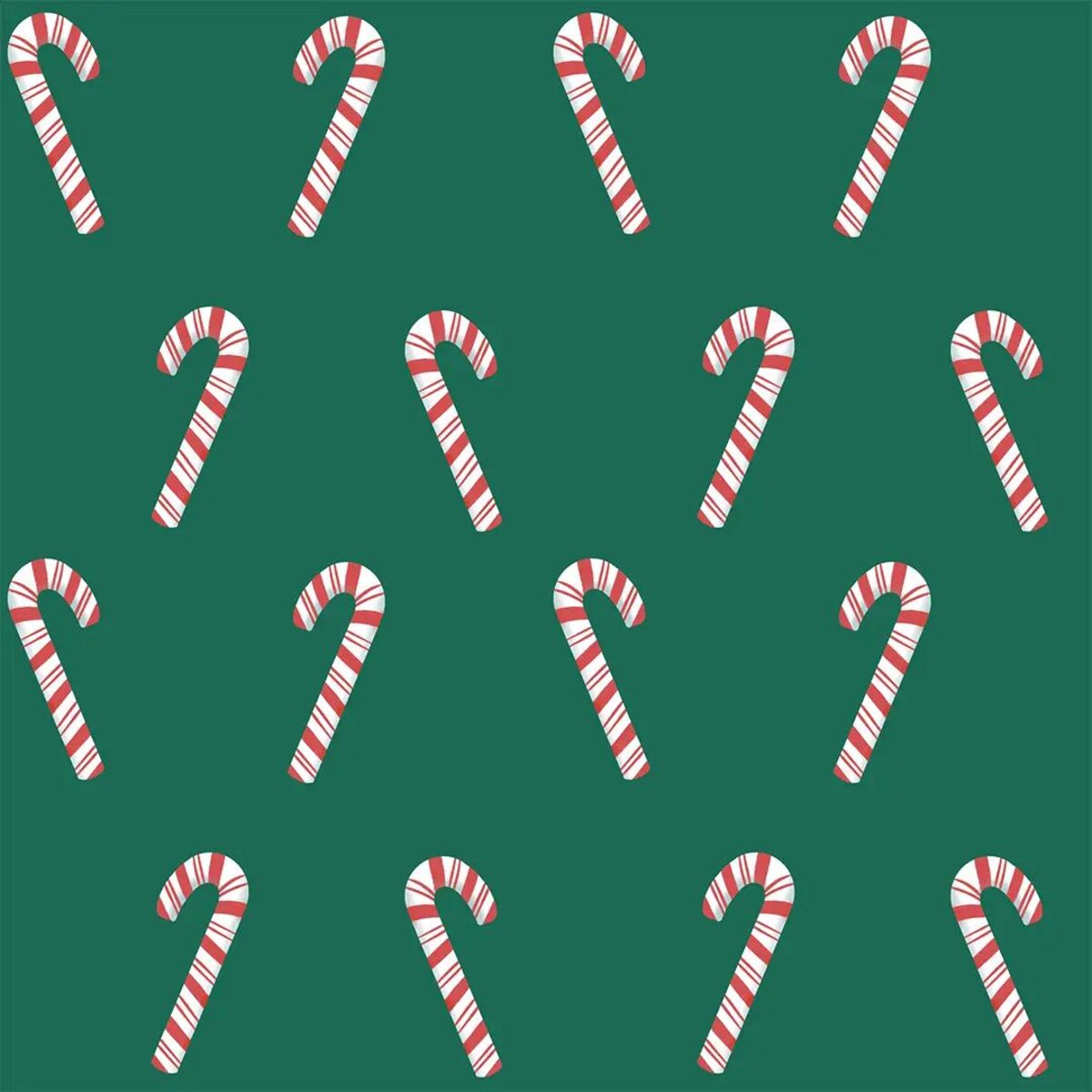 Serwetki świąteczne - Laski świąteczne - zieleń (2szt.)