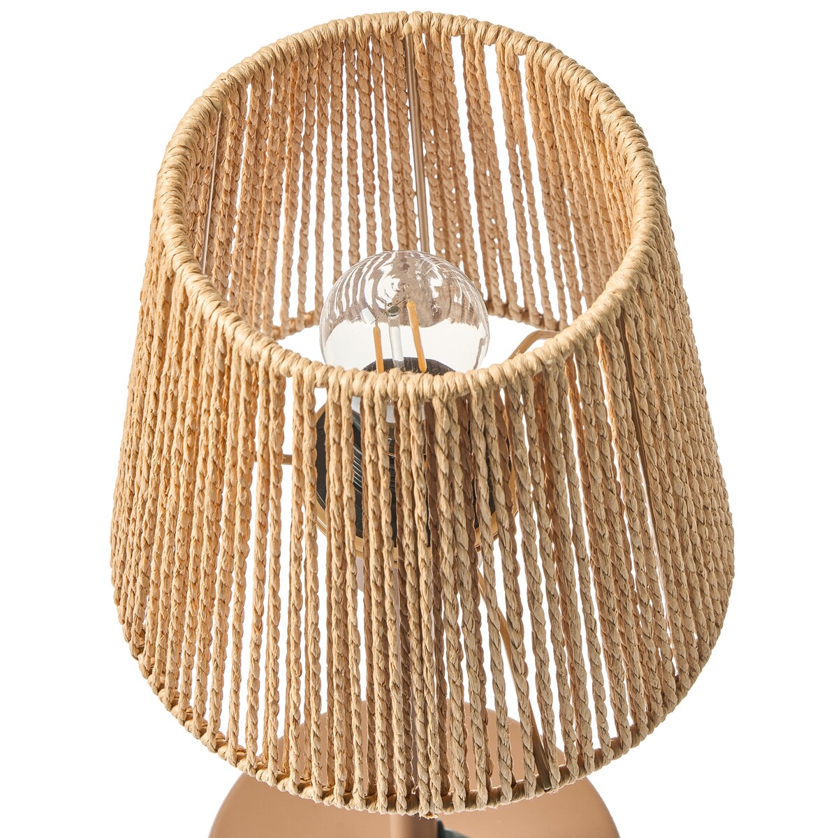 Lampa stołowa HANGER Metal Brązowy