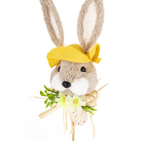 Dekoracja - królik na patyku 40x13x10 cm FANTOCCIO-2