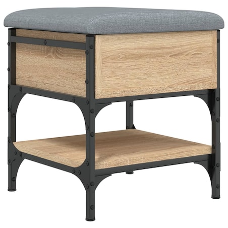 vidaXL Ławka na buty, dąb sonoma, 42x42x45 cm, materiał drewnopochodny