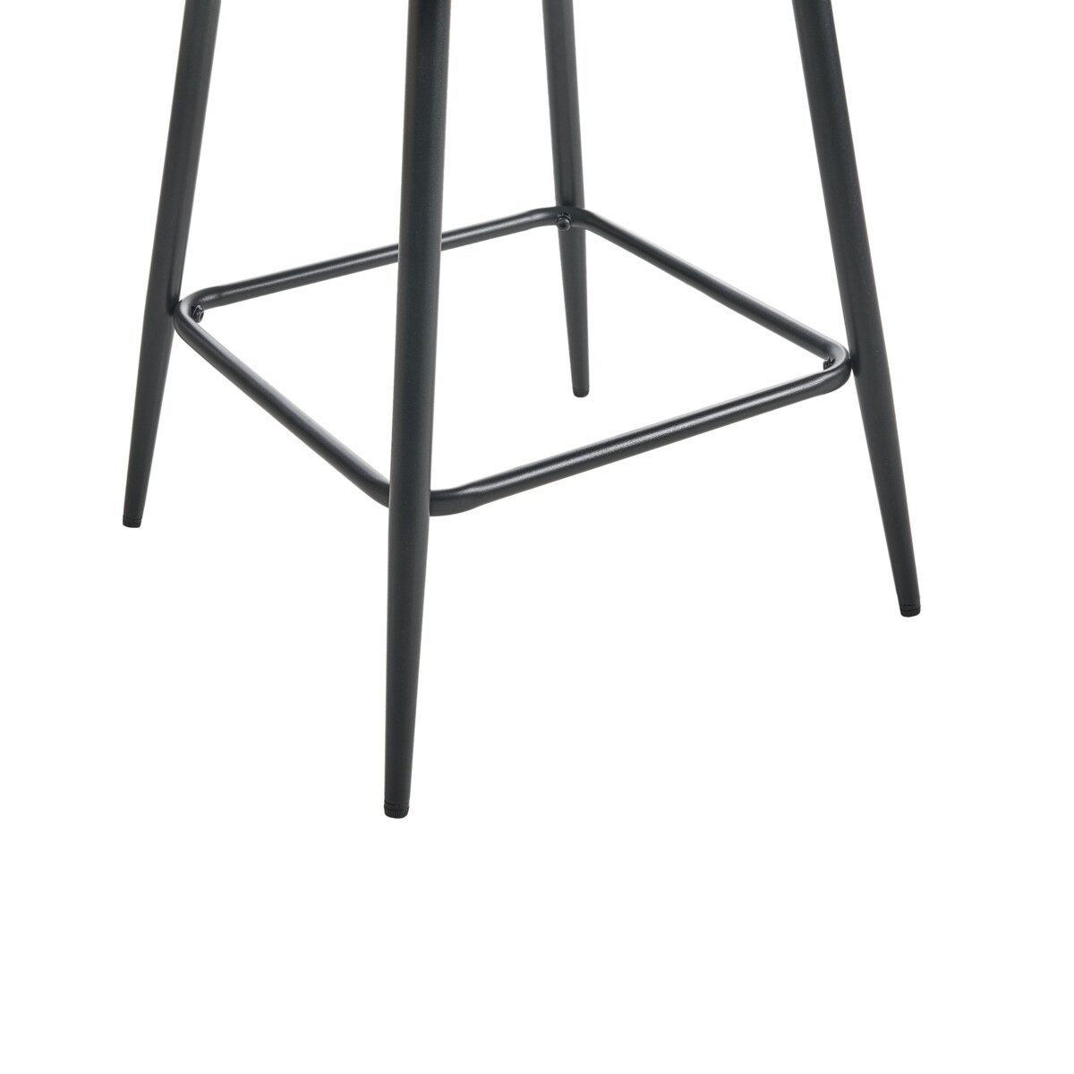 Zestaw 2 krzeseł barowych SANILAC Welur Oliwkowy