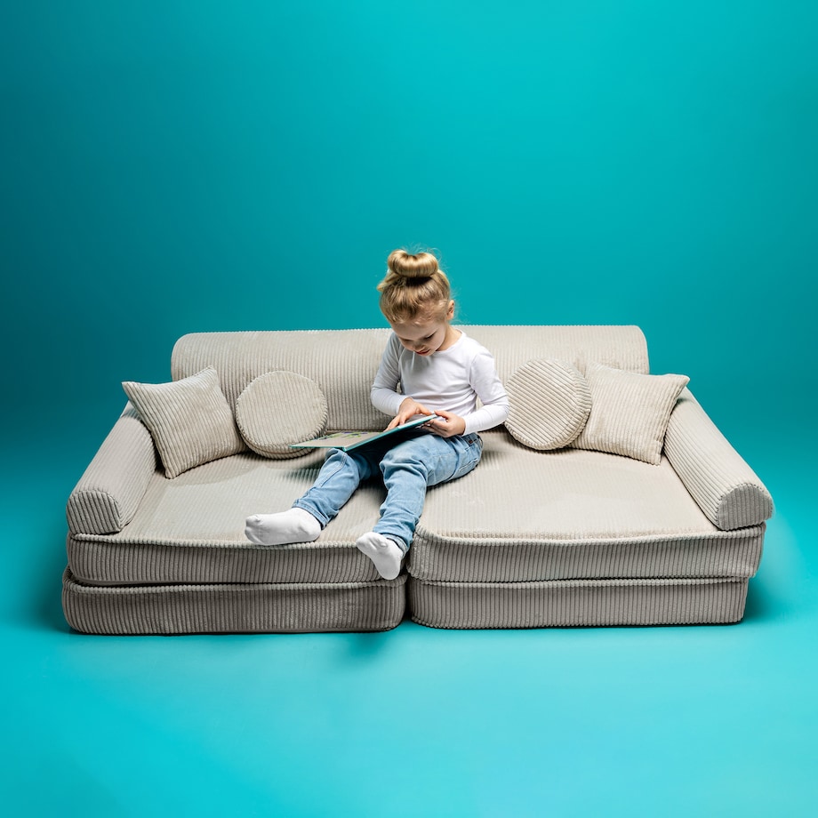 Sofa dla Dzieci Velvet, Różowa
