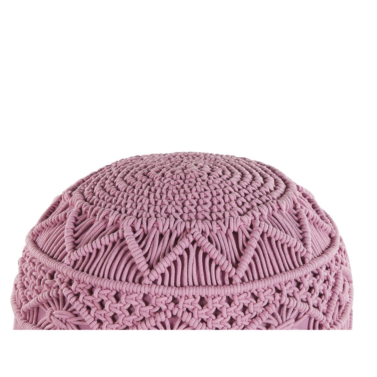 Puf ⌀ 40 cm różowy KAYSERI