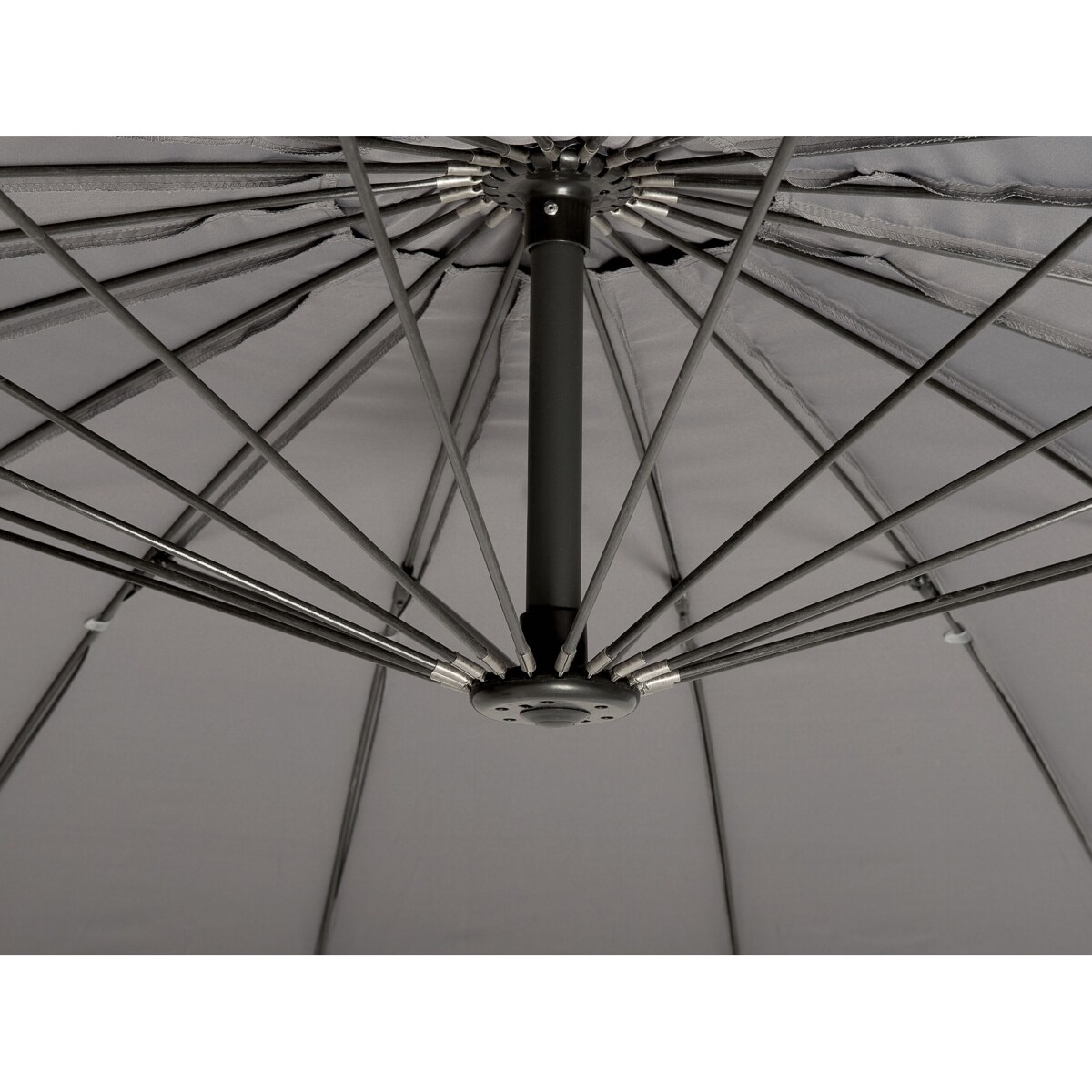 Parasol ogrodowy ⌀ 268 cm ciemnoszary CALABRIA II