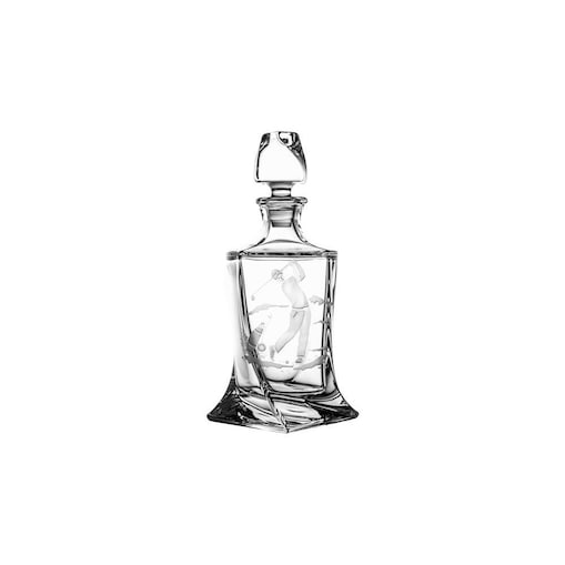 Crystal Julia karafka do whisky motyw golfisty 10163JULIA