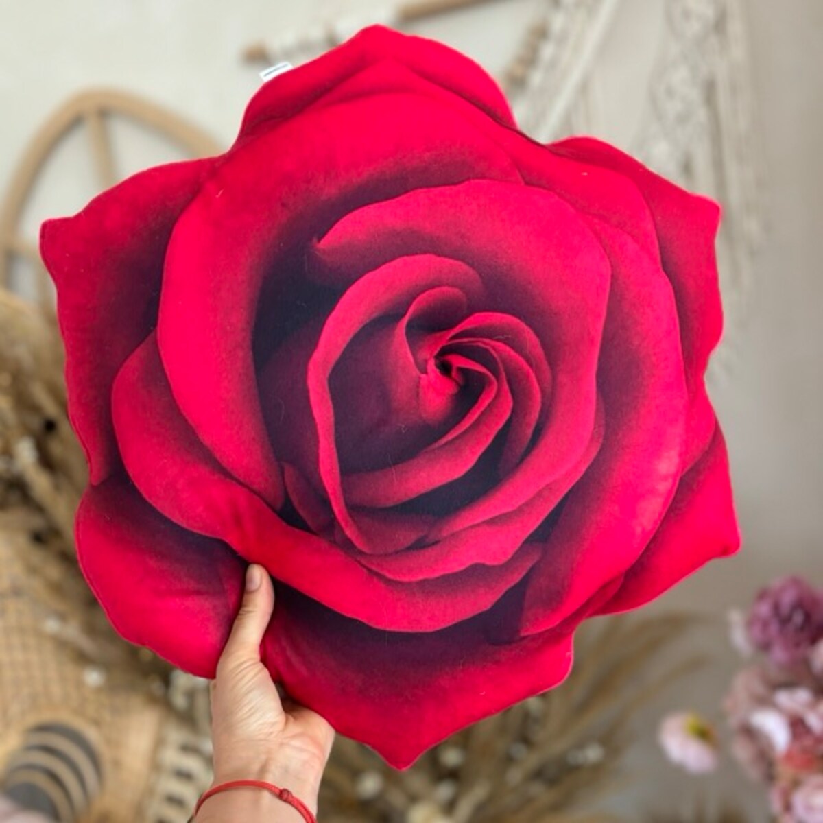 Poduszka mała Róża czerwona