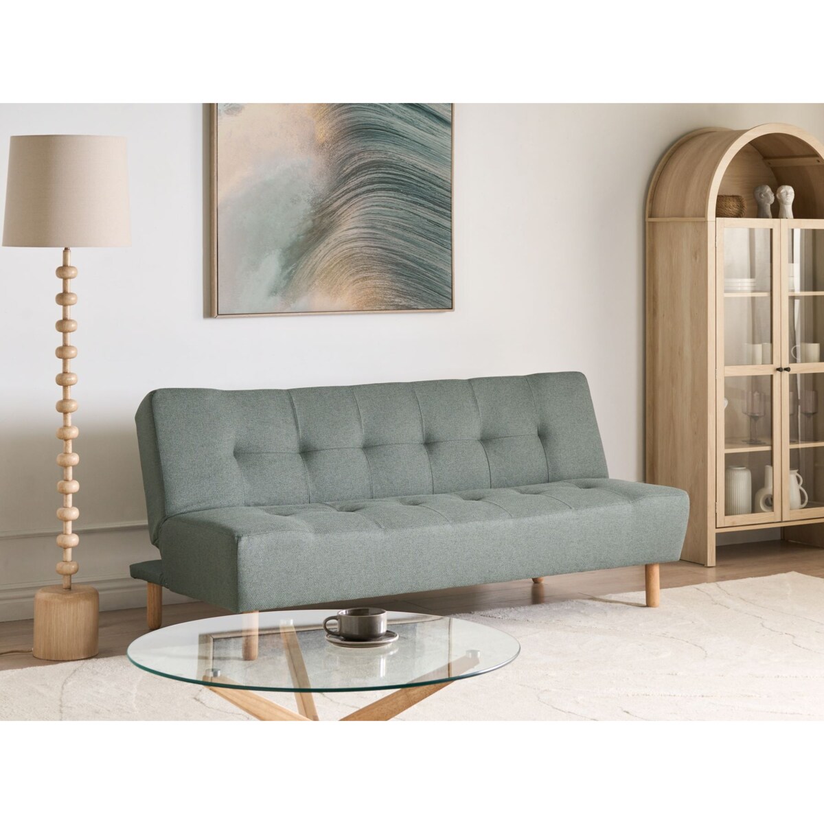 Sofa rozkładana dla 3 osób ALSTEN  Zielony