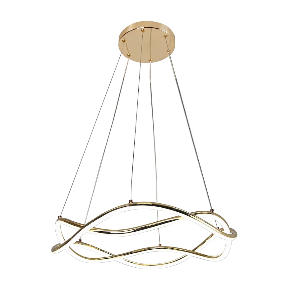 Lampa wisząca Light Prestige Twist złoty LED CCT 3000K/4000K/6000K (regulowana) 1 szt.