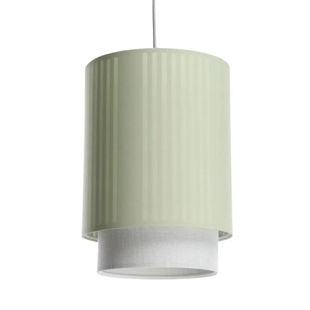 Lampa wisząca DUO LAMI LINE 25 zielona/kremowa