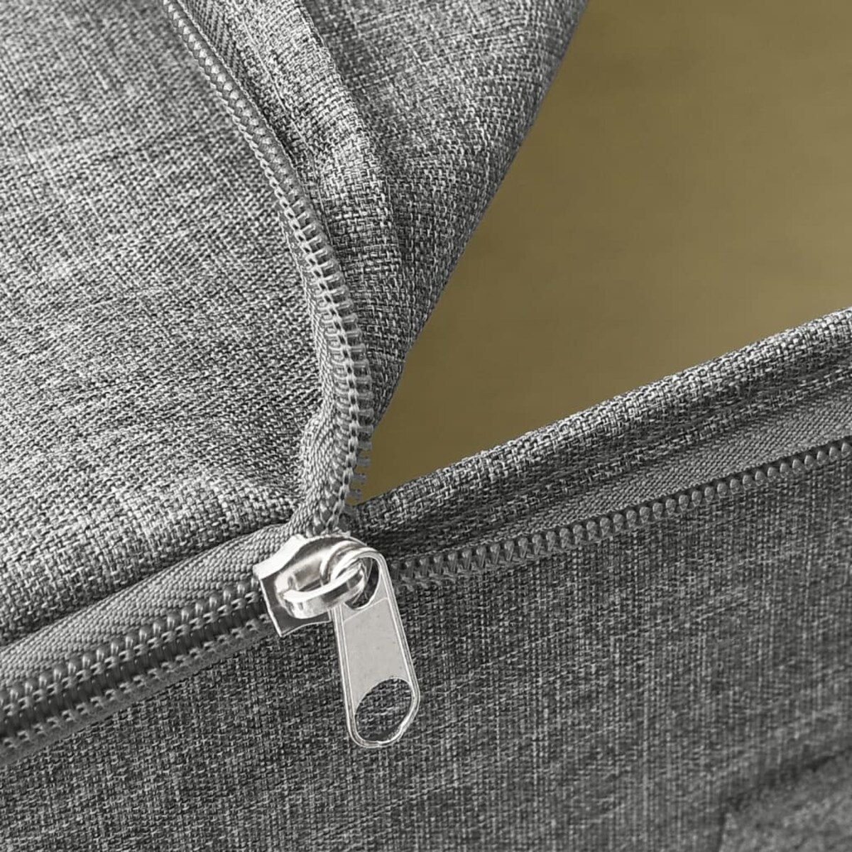 vidaXL Pojemniki, 2 szt., tkanina, 43x34x23 cm, szare