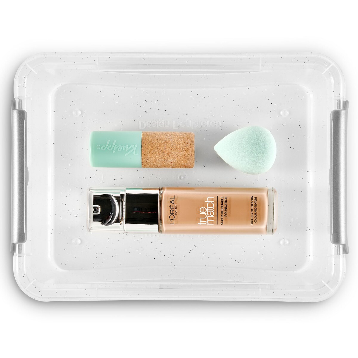 Pojemnik Plastikowy Pudełko Z Pokrywą Na Żywność Antybakteryjne 2X 0,65L