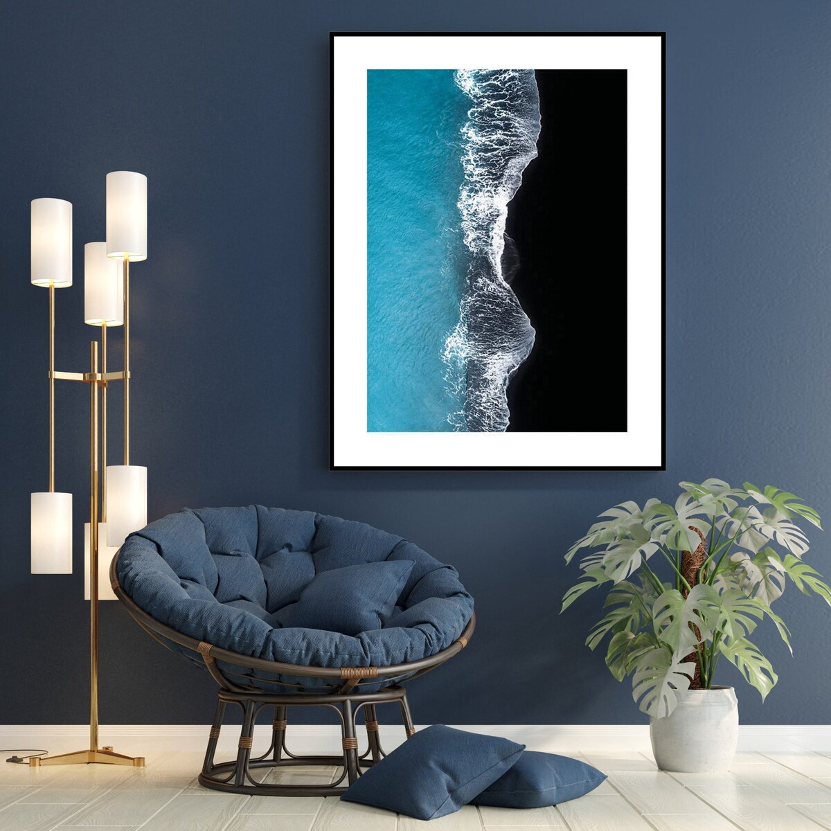 Poster Story, Plakat - Czarna Plaża, wymiary 70 x 100 cm