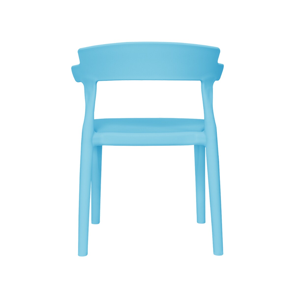 Krzesło dla dzieci plastikowe stabilne dziecięce niebieskie