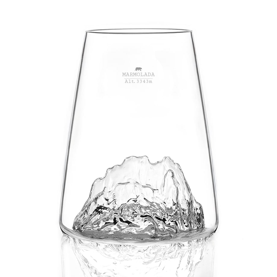 Szklanka Long Drink - Topographic - Marmolada