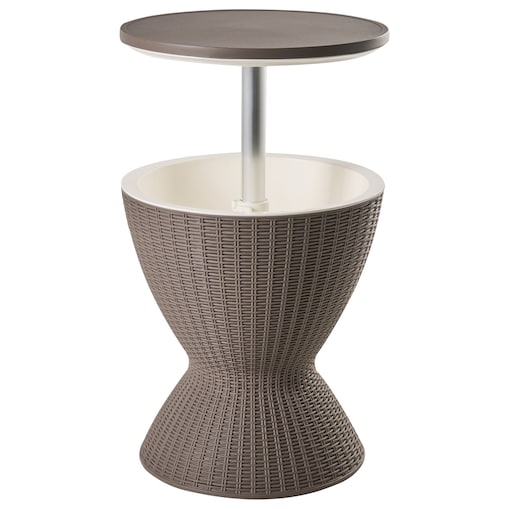 Barek ogrodowy z funkcją chłodzenia AISA 49 cm 49 cm Imitacja drewna Brązowy