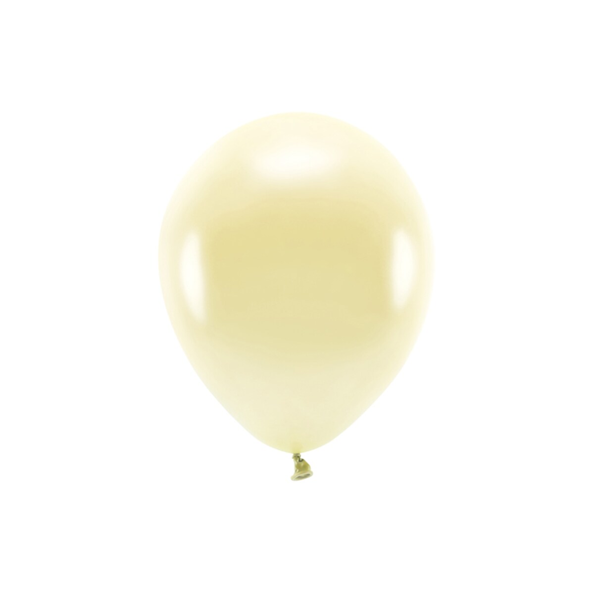 Balony Eco 26cm metalizowane, słomkowy (1 op. / 10 szt.)