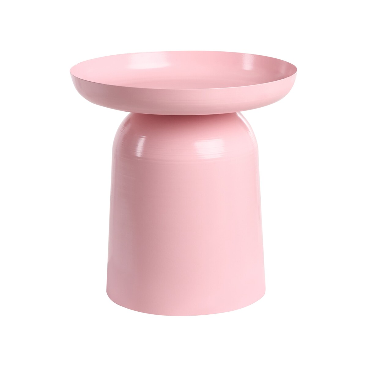 Stolik pomocniczy TORRENS Metal Pastelowy róż