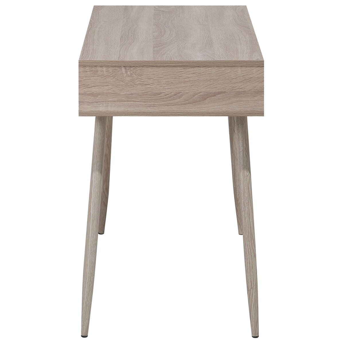 Biurko DEORA Jasnobrązowy 100 cm 48 cm z szufladami