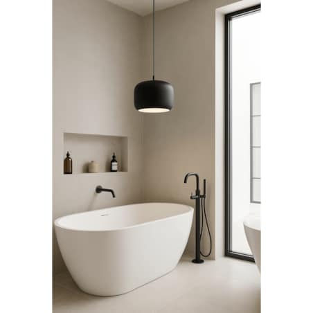 LAMPA WISZĄCA ALUMINIOWA ORIONIS XL CZARNA