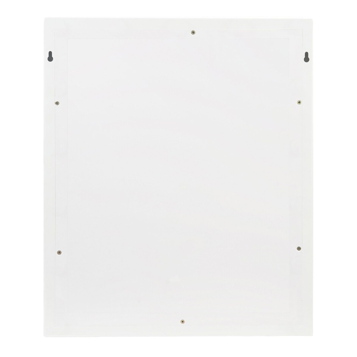 Metalowe lustro ścienne LED 50 x 60 cm białe ODENAS